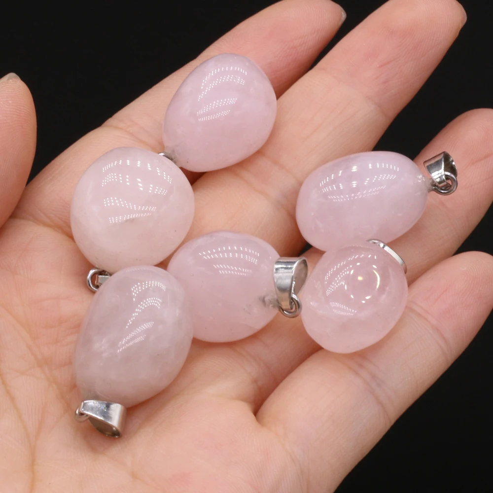 Natural Semi-precious Stone Pendant Irregular Cherry Blossom Agate for DIY Jewelry Making Necklace Size15x20-18x25