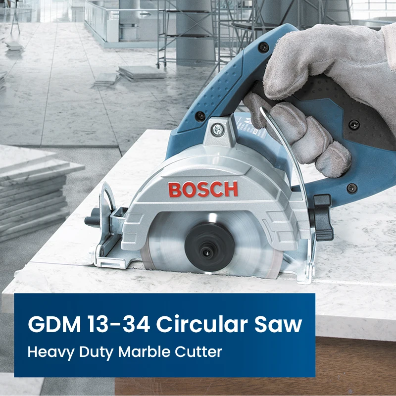 Bosch Marble Cutting Machine GDM 13-34 Slotting Machine Tile Cutter Stone High Power 1300W Disc Diameter Portable Saw Power Tool