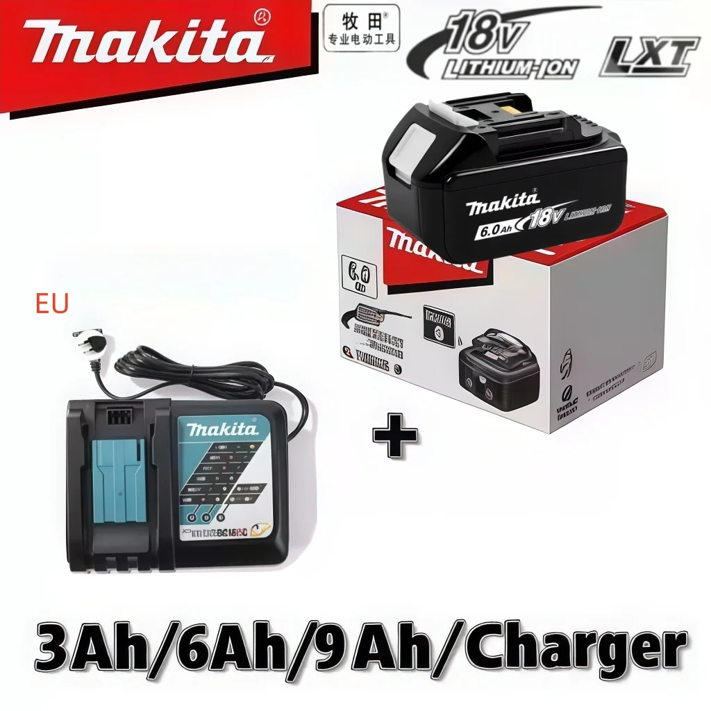 

Original Makita 18V 6Ah Li-ion Battery Fit BL1830 BL1850 BL1860 Cordless Electric Power Tools Replacement Pack