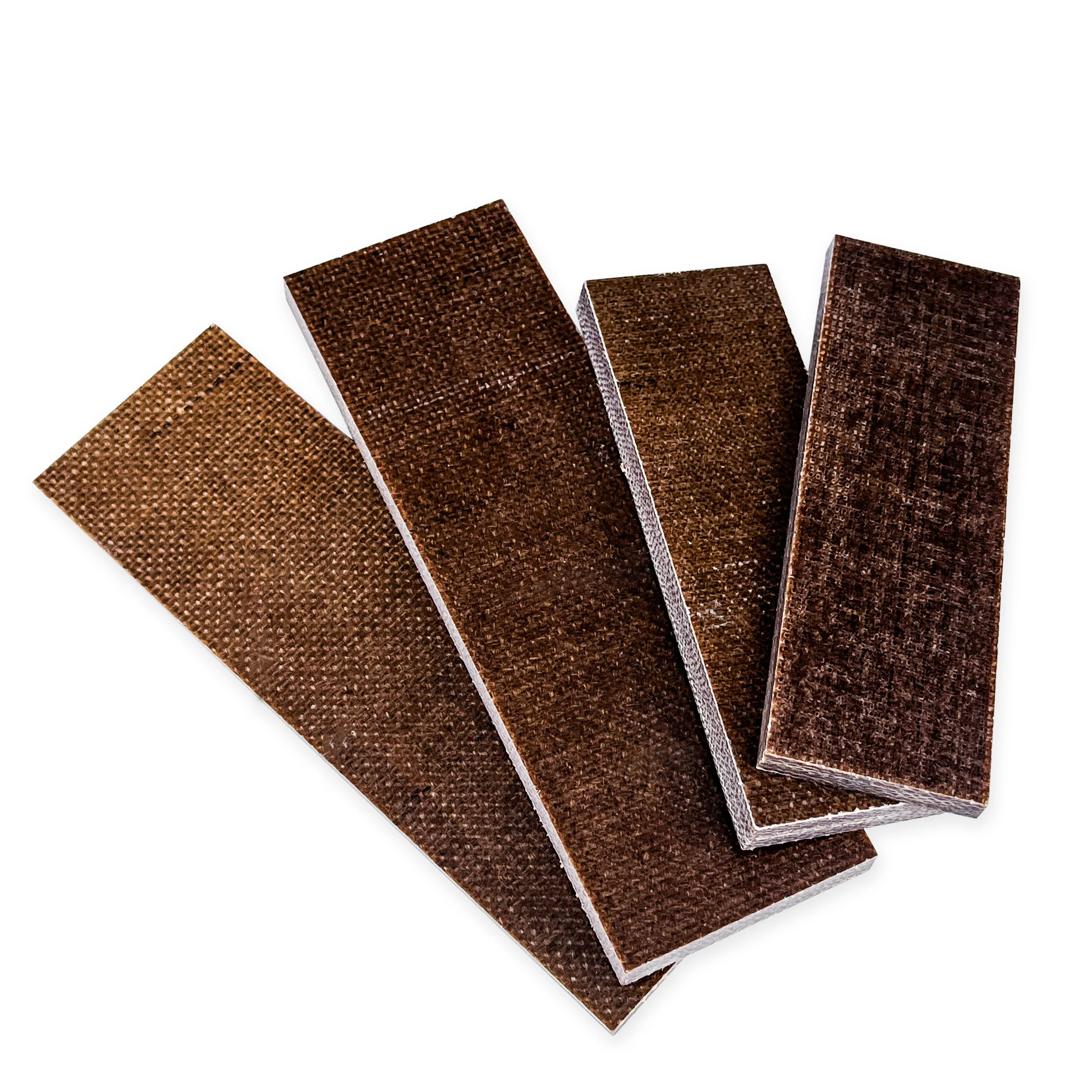 2 Piezas de Material de Micarta para Empuñaduras de Cuchillos DIY, Placa de Material para Fabricación de Empuñaduras, Accesorio para Cuchillos de Exterior