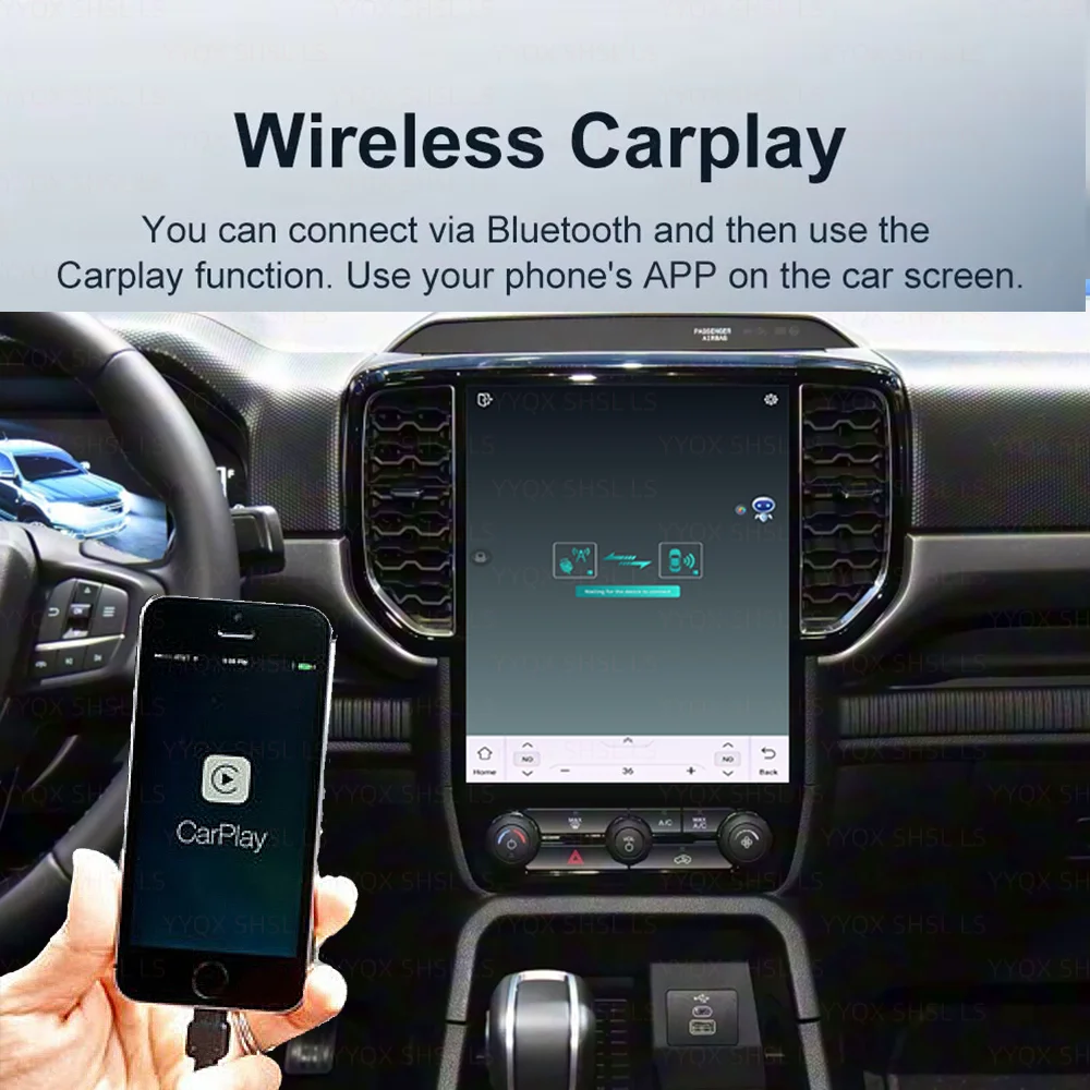 

Экран Android процессора Qualcomm 6125, для Ford Everest Ranger 2023-2025, автомобильный мультимедийный видеоплеер, GPS Carplay, встроенный 360°