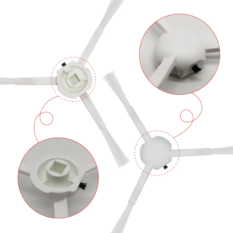 Spazzola laterale 2 pezzi per aspirapolvere Robot Mi, modello: per Xiaomi Mijia 1C / STYTJ01ZHM sostituzioni aspirapolvere Robot