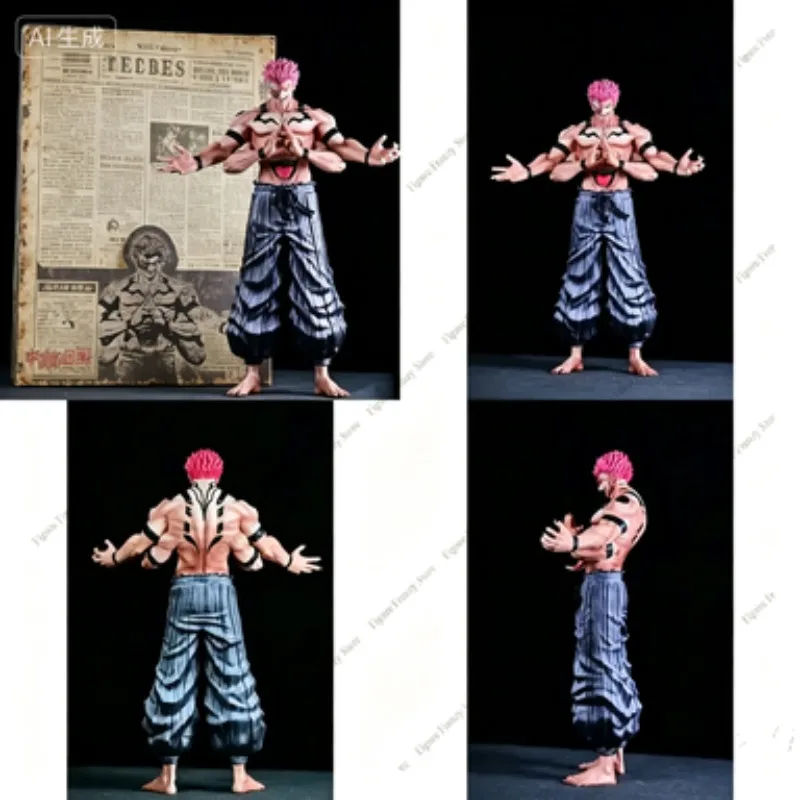 

Special Offer Jujutsu Kaisen Ryomen Sukuna Anime Figure 31 cm PVC Collectible Statue Desktop Ornament Gift for Anime Fans