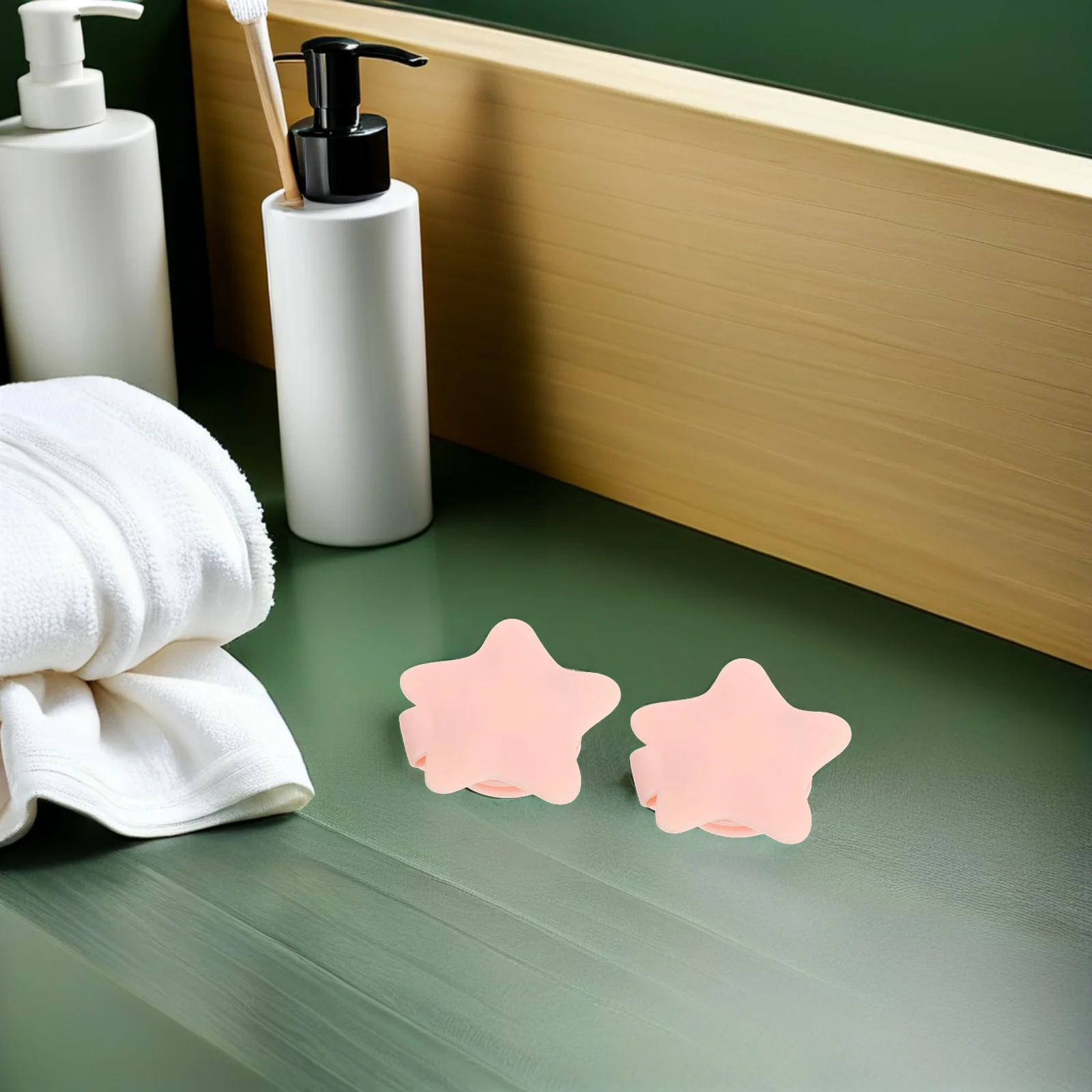 

6Pcs Silicone Bathtub Drain Stopper Star Shaped Baby Bath Plug Sink Stopper Soft Flexible Drain Plug Cover Bath Dam