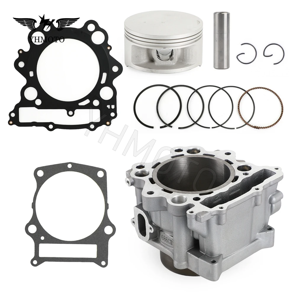 Raptor 660R Grizzly Rhino All-Terrain Vehicle Quad ATV Part 686cc Big Bore Cylinder Z Ylinder Head Gasket Piston Kit