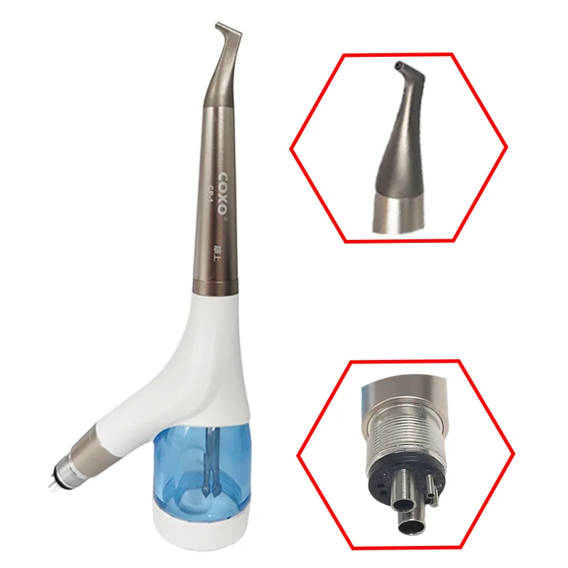 COXO Dent al sandblaster air flow polisher handpiece / Dent al air prophy jet polishing for supragingval scaling