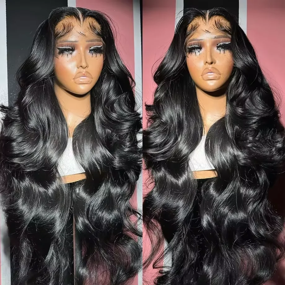 30 Inch 13x4 Body Wave Lace Front Wig Brazilian Body Wave 13x6  Transparent Lace Frontal Human Hair Wigs For Black Women