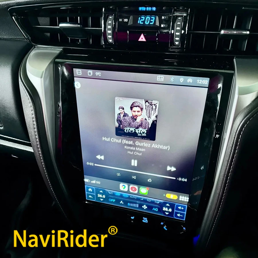 

For TOYOTA Fortuner HILUX Revo 2016-2022 Radio Android 15 GPS Carplay Car Video Player 12.1inch Screen Stereo Multimedia