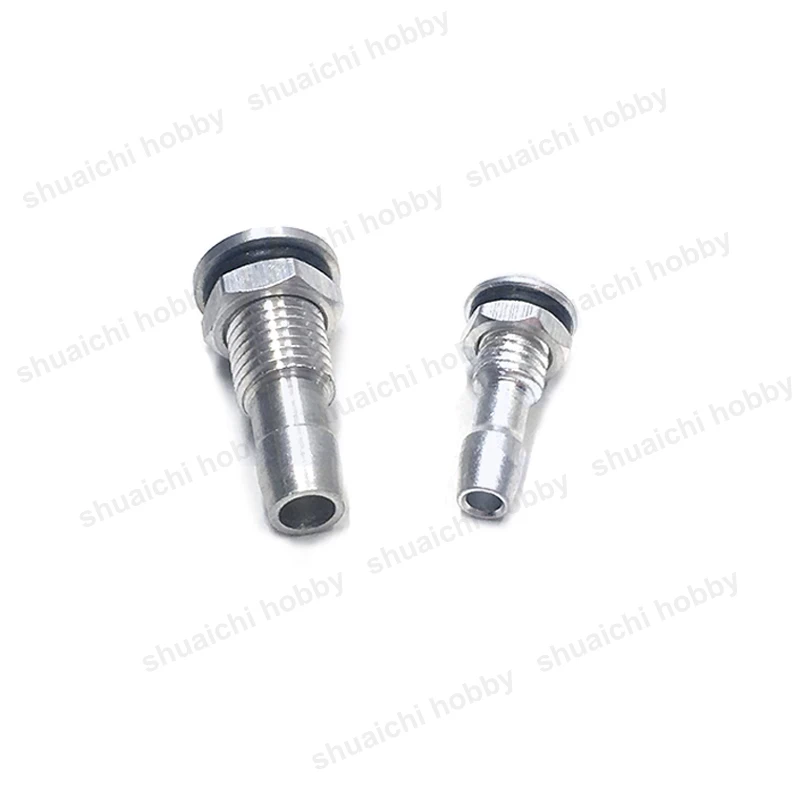 10PCS M6/M8 Aluminium Waterafvoer Nozzle watergekoelde Afvoermondstukken Vervangende Onderdelen voor RC Schip modellen DIY Modificatie