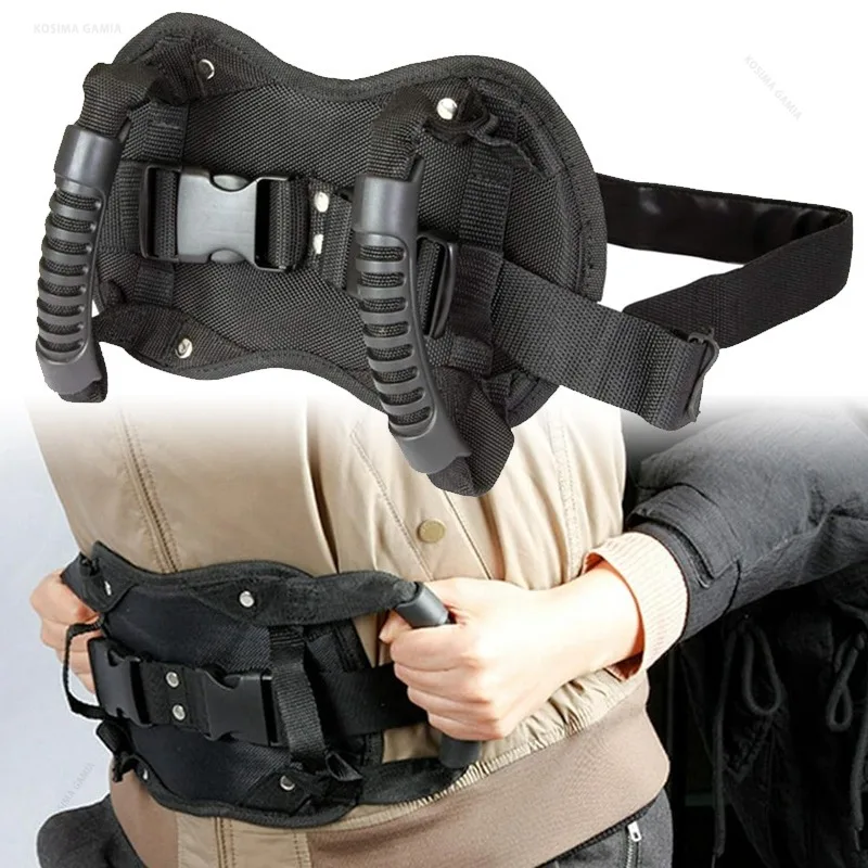 Motorcycle Rear Seat Passenger Grab Bar Handles Universal Safety Armrests for E-bike Snowmobile ATV Beach Buggy Moto Accessories