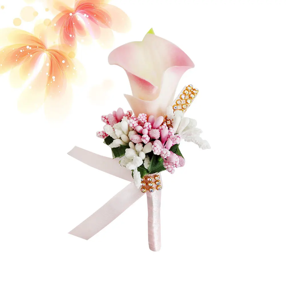 

Искусственная цветочная брошь-булавка с элегантными стразами для свадьбы, выпускного, банкета, вечеринки, для невесты и подружек невесты