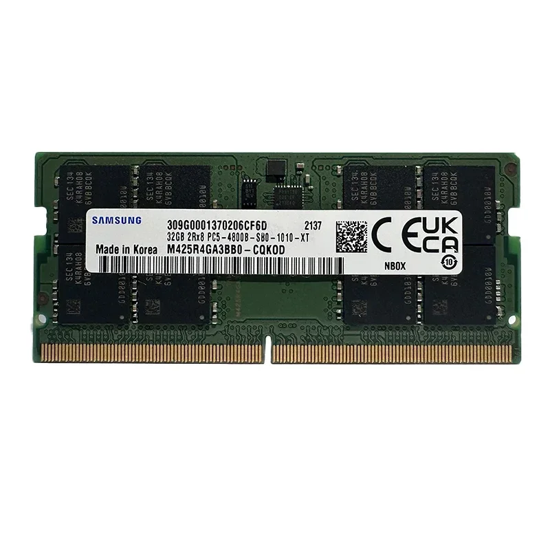 Imagem -05 - Vara de Memória Ram para Computador Portátil Dell Lenovo Asus hp 8gb 16gb 32gb 4800mhz 5600mhz so Dimm 260pin