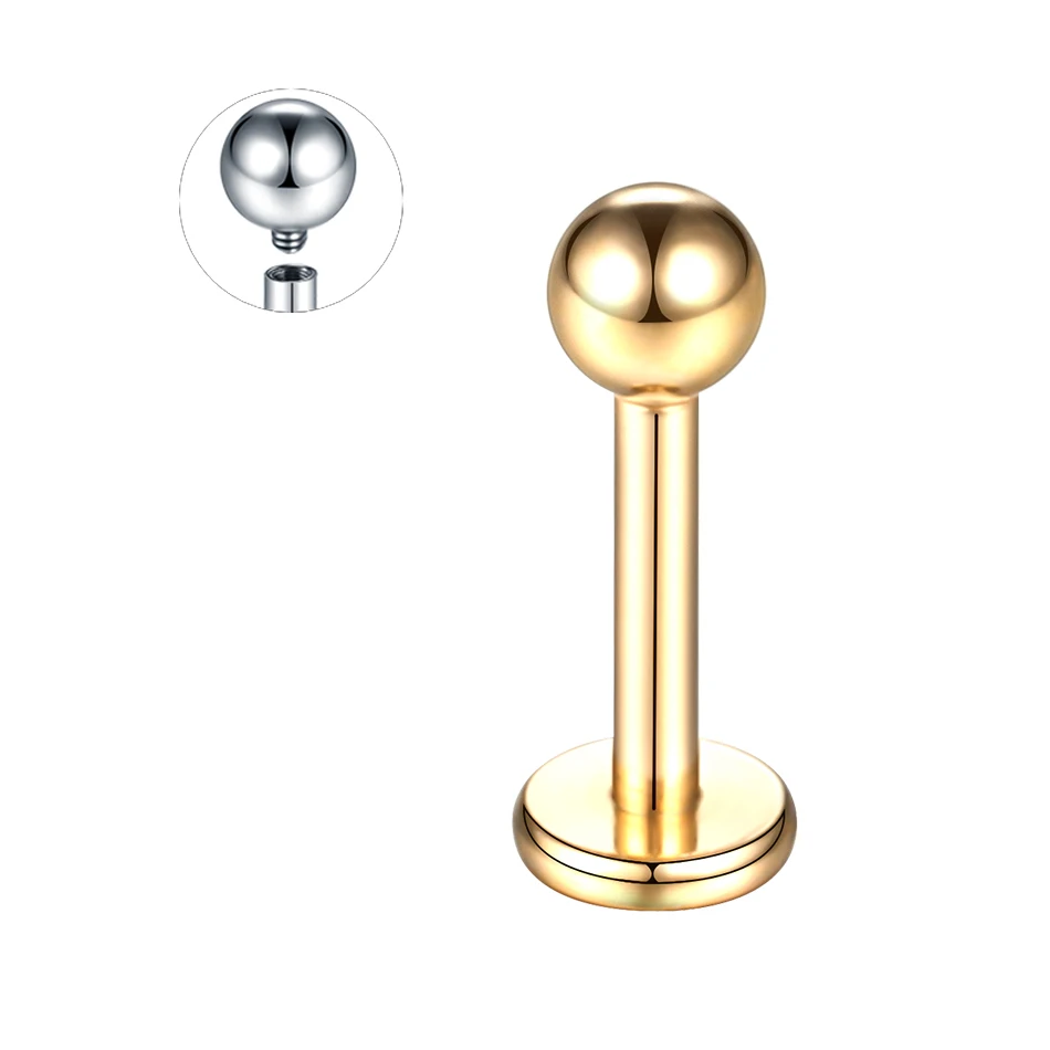G23 Titanium Ear Tragus Cartilage Helix Piercing Stud