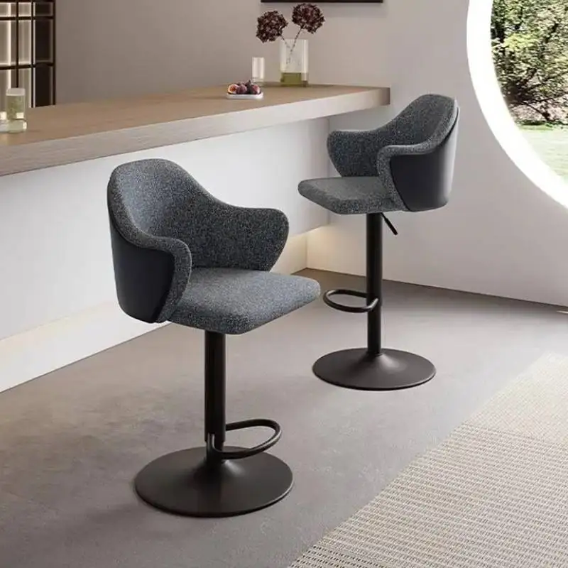 

Роскошные барные стулья в Китае, поворотные регулируемые по высоте барные стулья для ресторана, современные островные стулья, высококачественная мебель Sillas De Barra