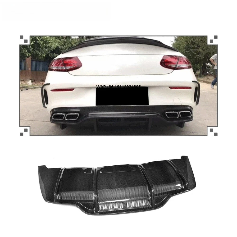 

PSM Style Carbon Fiber Rear Diffuser for Benz W205 C63 Coupe 2-Door 15-17 (Fit:W205 Coupe)