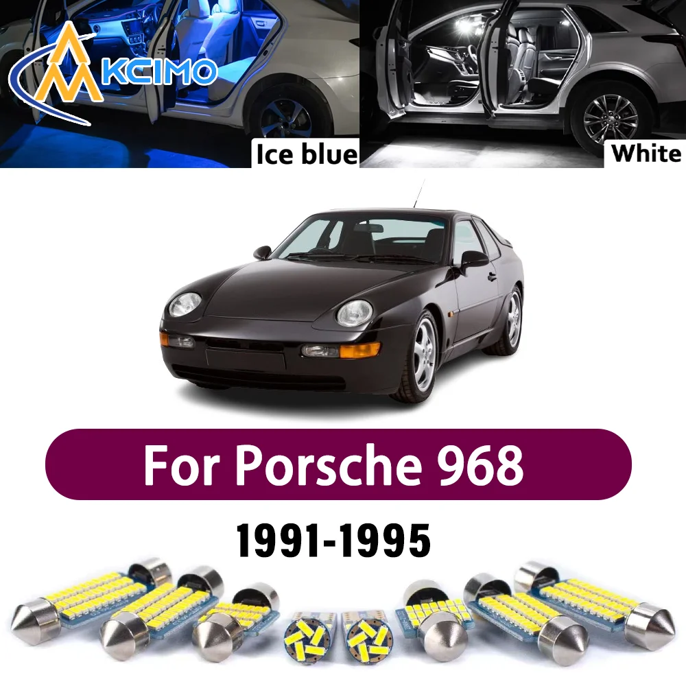 

Error Free LED Interior Light Kit for Porsche 968 1991-1995 Premium Bright Dome Trunk Mirror Reading Lamps Canbus