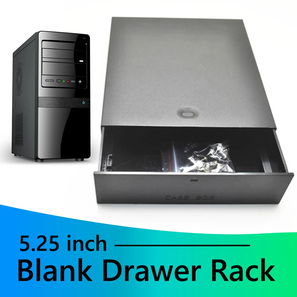 

BOX525 External Enclosure 5.25 inch PC Hard Drive Mobile Blank External Enclosure Case Hard Drive Blank Drawer Rack