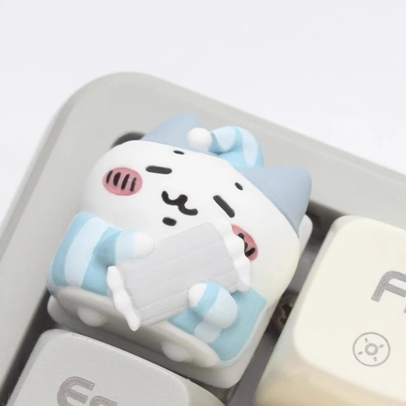

Usagi Theme Point Keycaps Customized Resin Material Cherry Profile Keyboard for Mechanical Keyboard Accessories Cute ESC Keycaps
