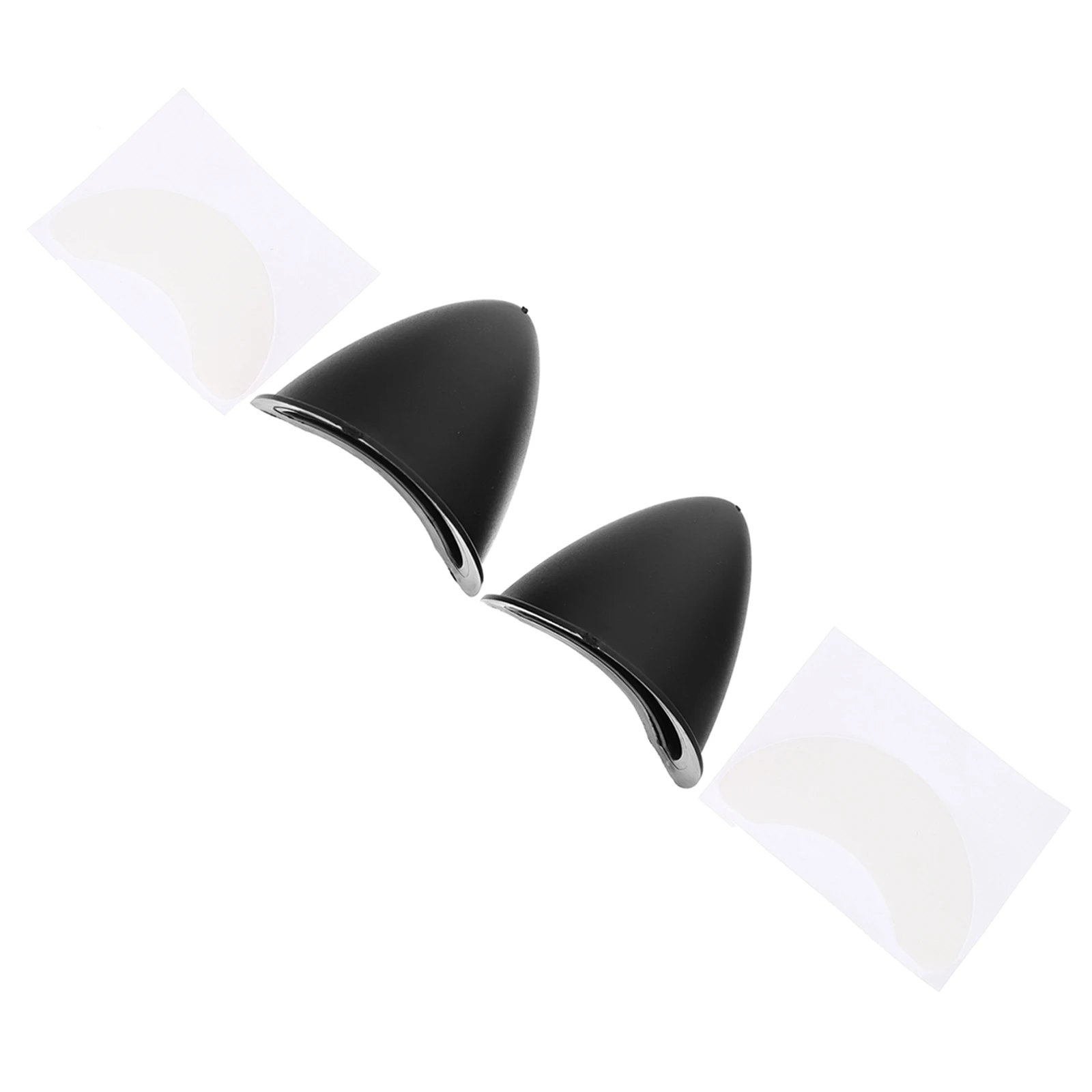 

2 Pcs Cat Ears Decoration with Bells Cats White for Adult Motocycle Motorcycle