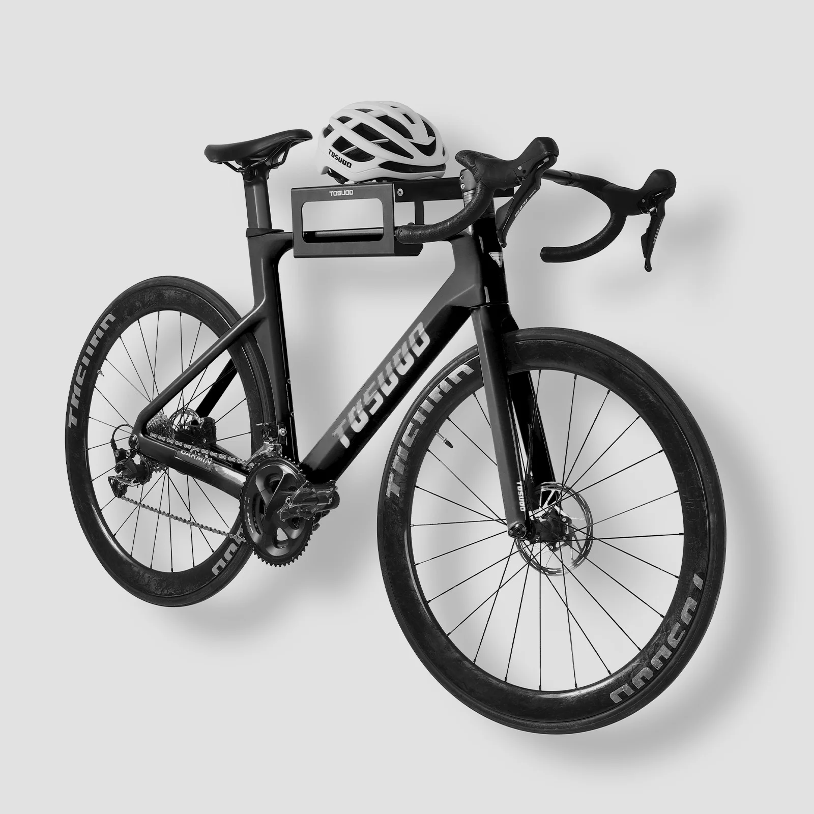 TOSUOD Fahrrad-Ausstellungsständer, wärmgerolltes Stahlmaterial, robust und praktisch für Straßen- und Mountainbike-Wandhalterung für Fahrräder – Detail 12