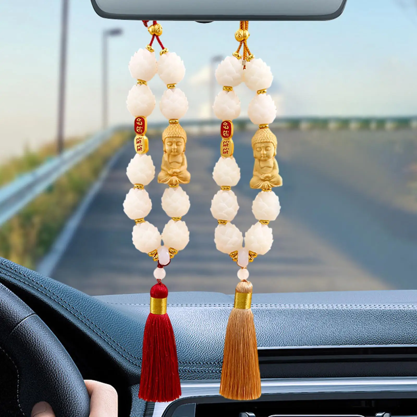 Rearview Mirror Decorations Car Mirror Hanging Accessories for Men Gift