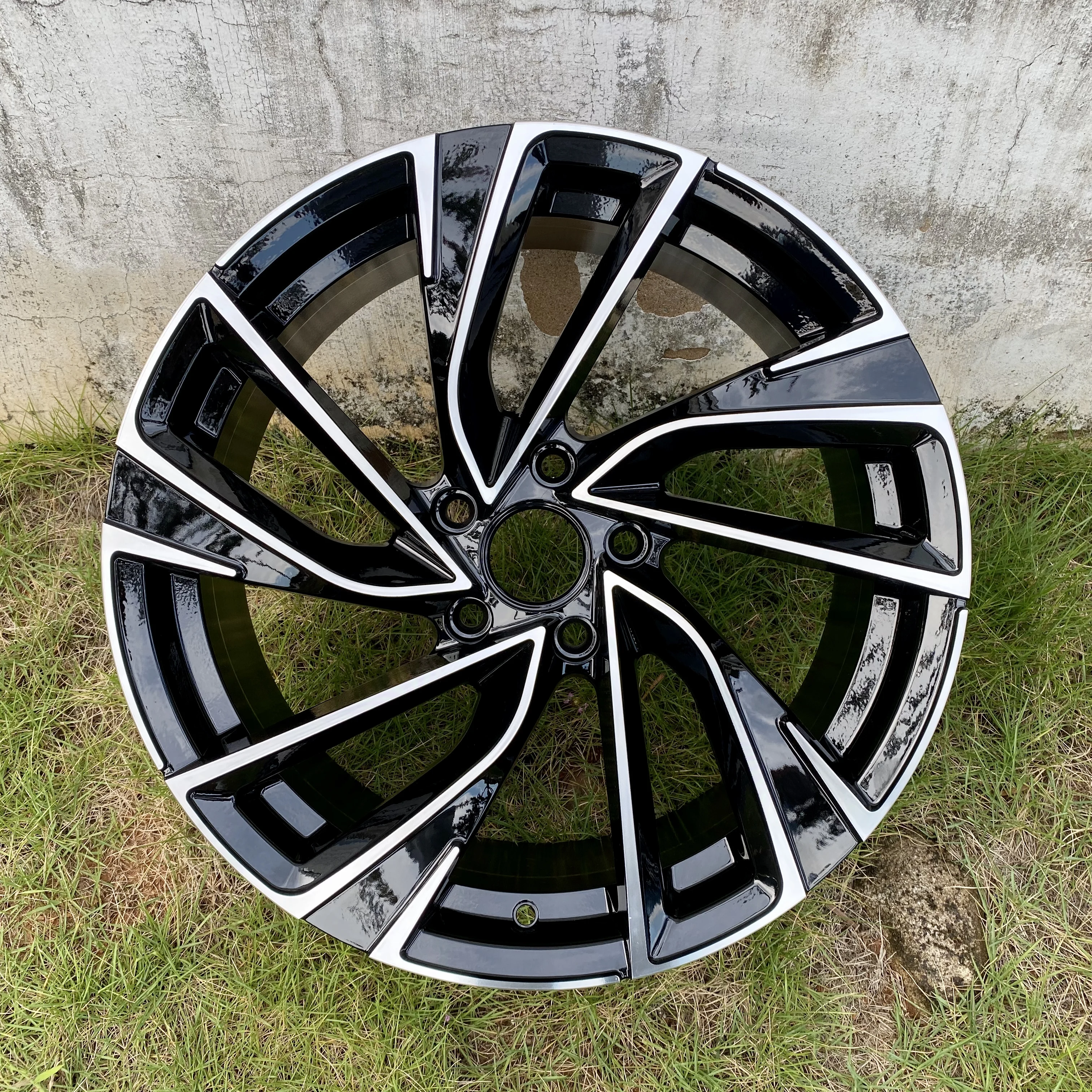 PRIVATE CUSTOM 6061 Forged Car Rims 16-24 Inch 5-Holes One-piece Forging Wheel Black Machined/gun Gray Passenger Car Wheels