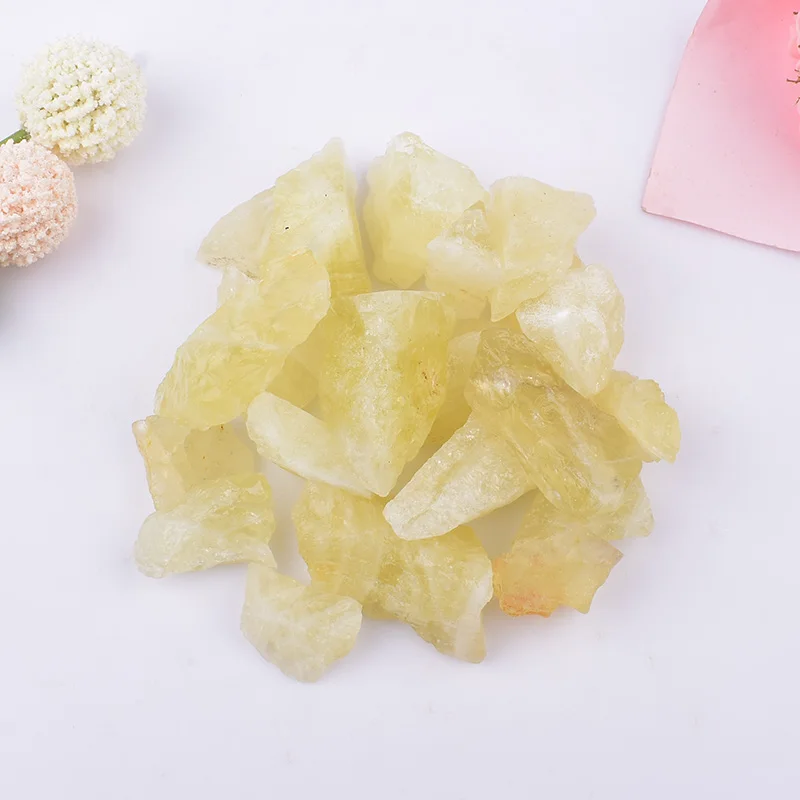 100 g natürlicher Kristall, Citrin, Rohkristalle, Reiki-Heilstein, Erz, Mineral, Exemplar, Heimdekoration, Aquarium-Dekoration, DIY-Geschenk
