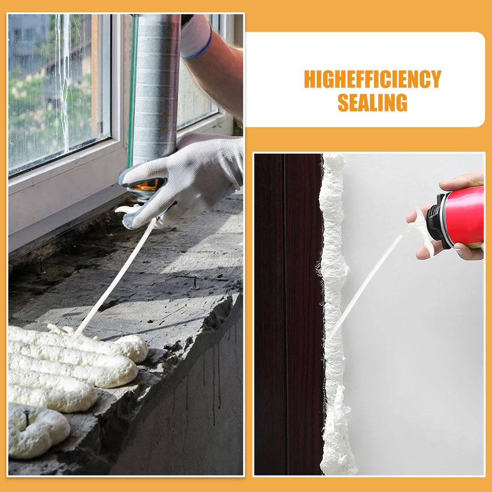 

10pcs Spray Foam Tubes Nozzle Gap Filling Insulating Foam Tube DIY Polyurethane Foam Glue Gun Connection Tube Home decorate Tool