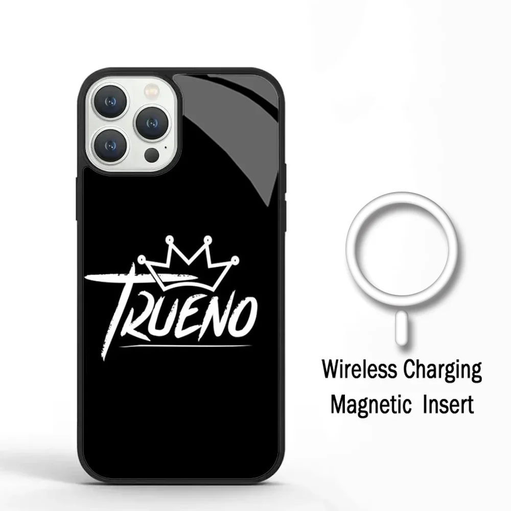 T-Trueno Fell Me Rapper Phone Case For IPhone 11 12 13 14 15 Plus Pro Max Mirror Acrylic Cover For Magsafe