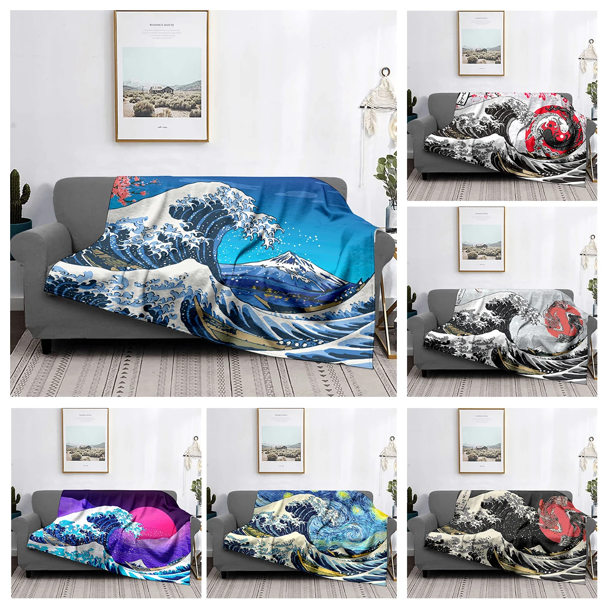 Home decoration plush Sofa blanket Colorful Animal  Bedspread on the bed anime fluffy soft blankets thick blanket for winte