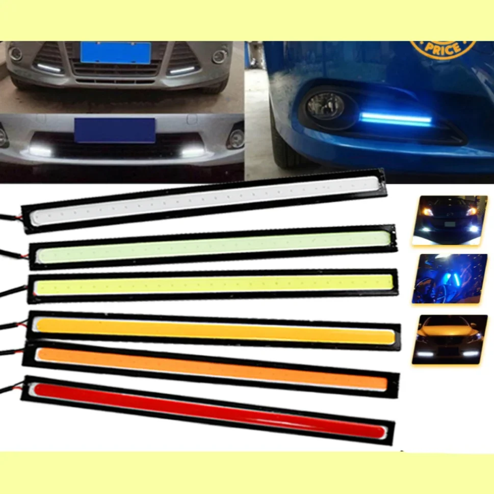 

HAOLIDE LED DRL Daytime Running Light IP68 Waterproof 12V External Led Car Light Source Parking Fog Bar Lamp for Motorcycle