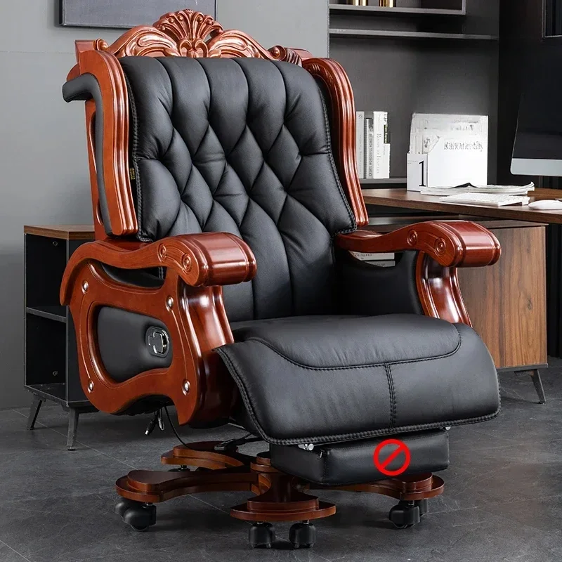 Luxury Office Chair Ergonomic Mobile Recliner High Back Office Chair Comfortable Cadeira Para Escritorio Office Furniture