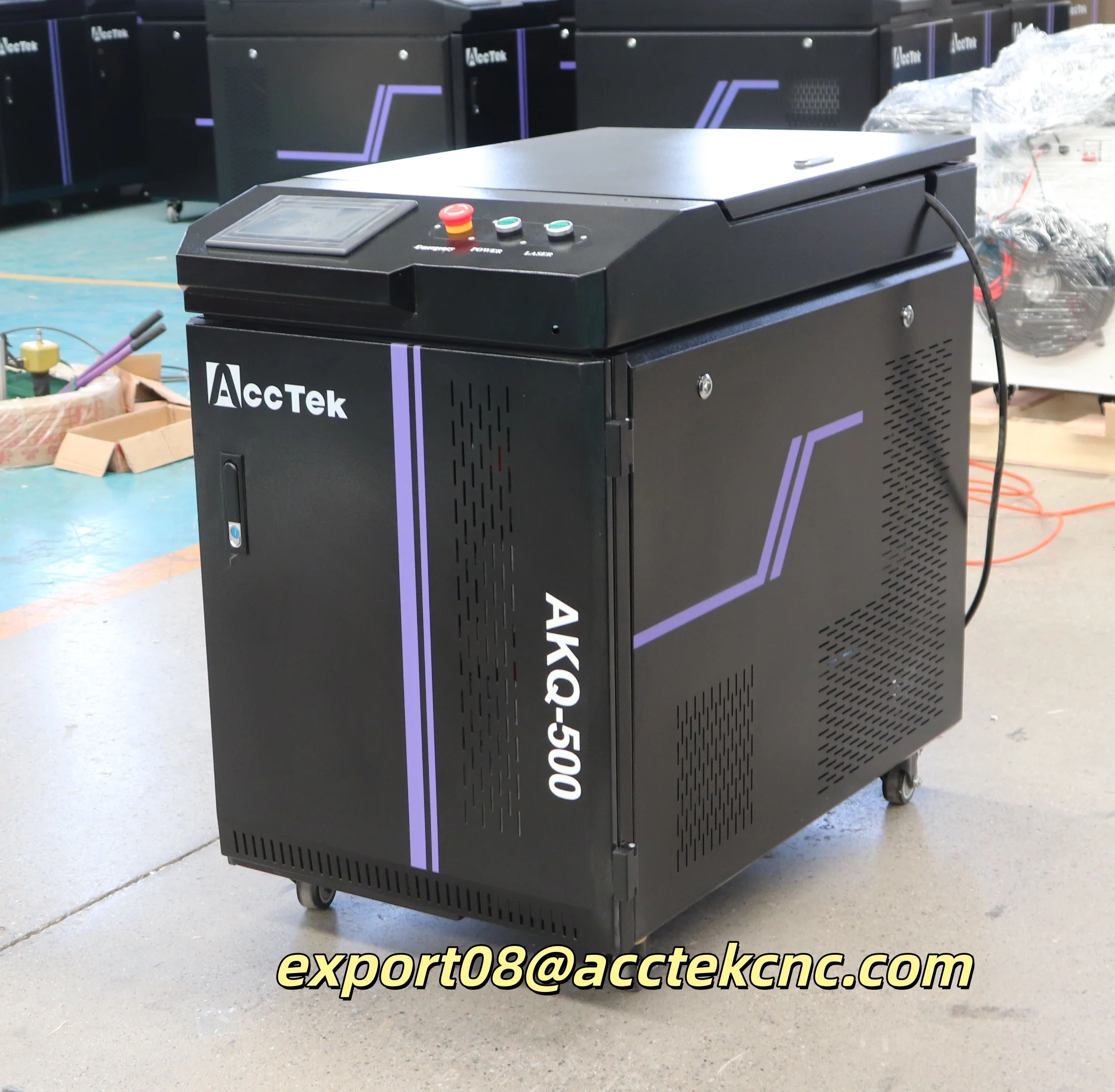 Powerful Pulsed Fiber Laser Cleaning Machine 500W Power Laser Cleaning Hand Tool Continue Laser for Laser Rust Cleaning Home