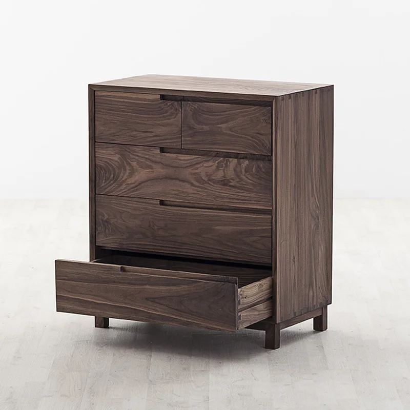 

LTT solid wood storage cabinet bedroom living room wall locker modern simple Nordic chest of drawers