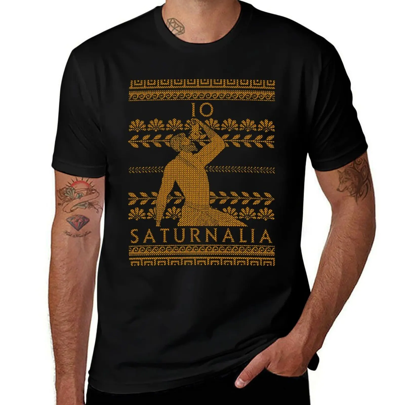 Saturnalia Sweater T-Shirt t shirts for man cotton soft man t shirt heavy cotton cotton tshirt 100% T-Shirt