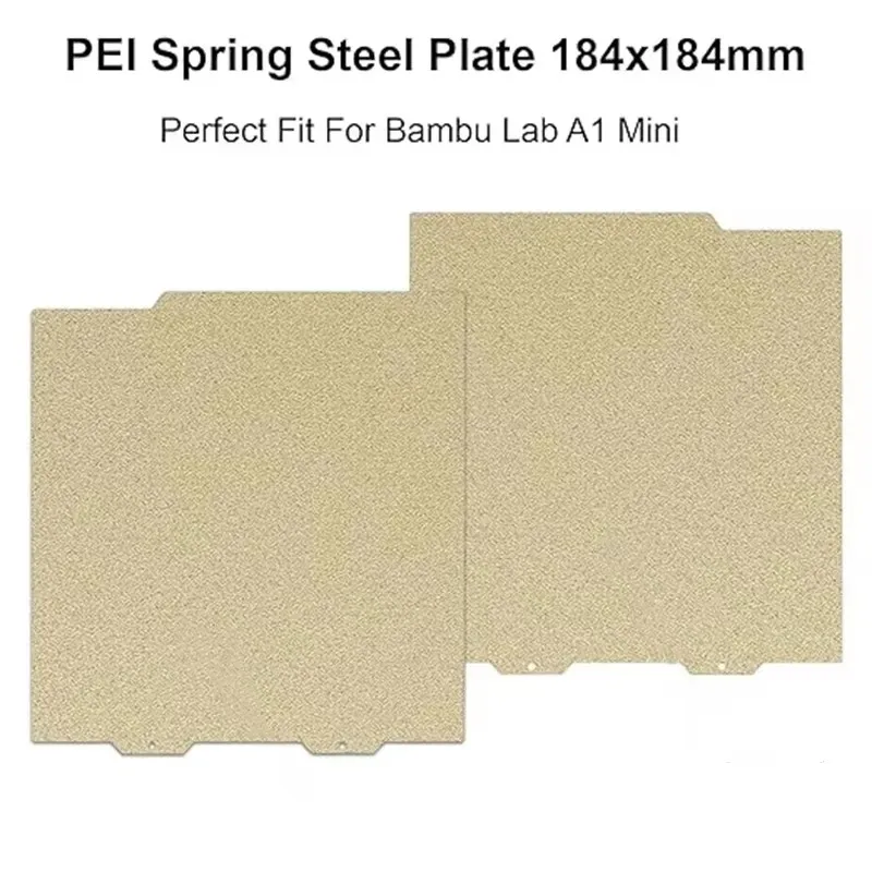 

184 A1 Mini для лабораторной сборки Bambu, двухсторонняя PEI Star PEF Flake, магнитная пружинная стальная кровать 257, для P1P P1S X1 X1C Bambulab