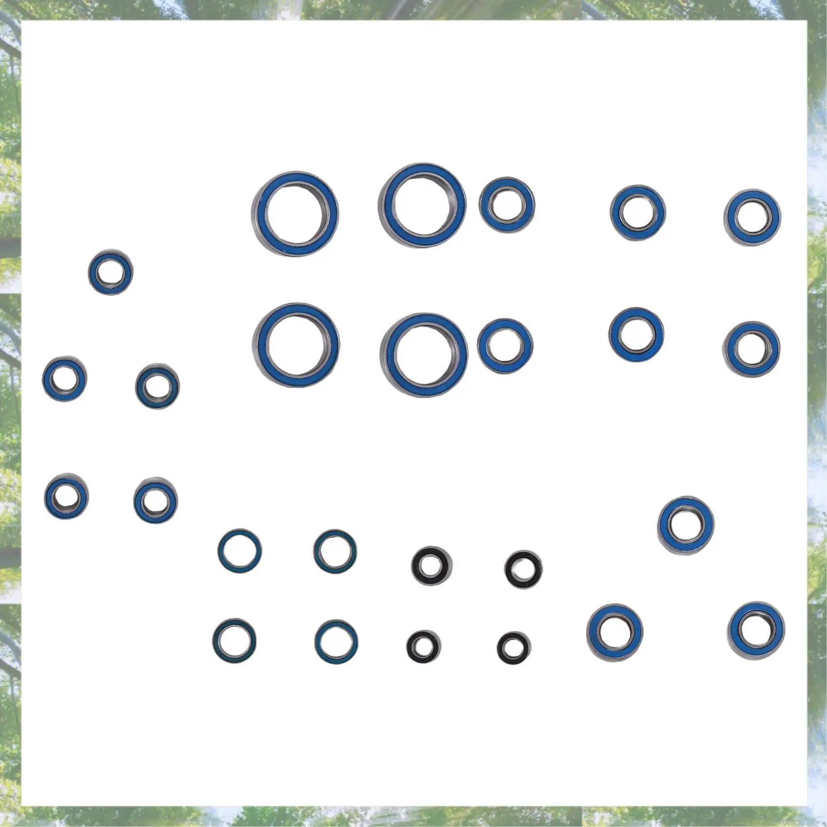 T84C-26PCS المطاط مختومة الكرة مجموعة أدوات المحمل ل Tamiya XV-01 XV01 1/10 RC سيارة ترقيات أجزاء الملحقات