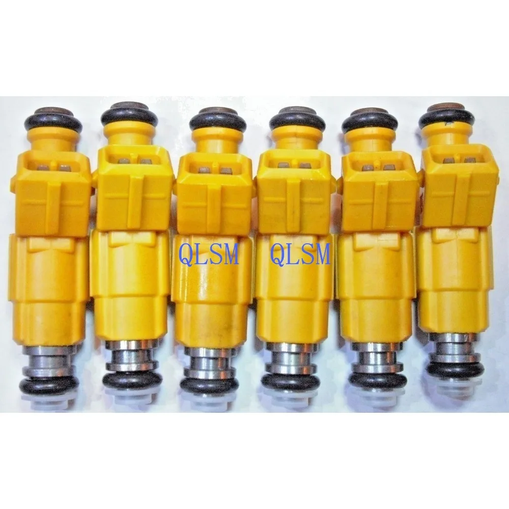 

6x UPGRADE BMW 3 5 7 SERIES M3 85-00 19lb EV1 4-HOLE FUEL INJECTORS 0280155710