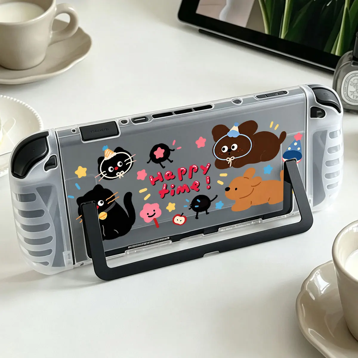 Anti‑Yellowing Clear Acrylic Case for Nintendo Switch 2 NS2 Console Dockable Base Detachable Joy-Con Split-type Housing