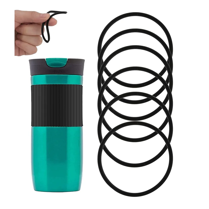 10 Uds. Sellos de tapa de goma de repuesto compatibles con sellos de goma a prueba de fugas de 16 y 20Oz juntas de tapa de repuesto para tazas Contigo