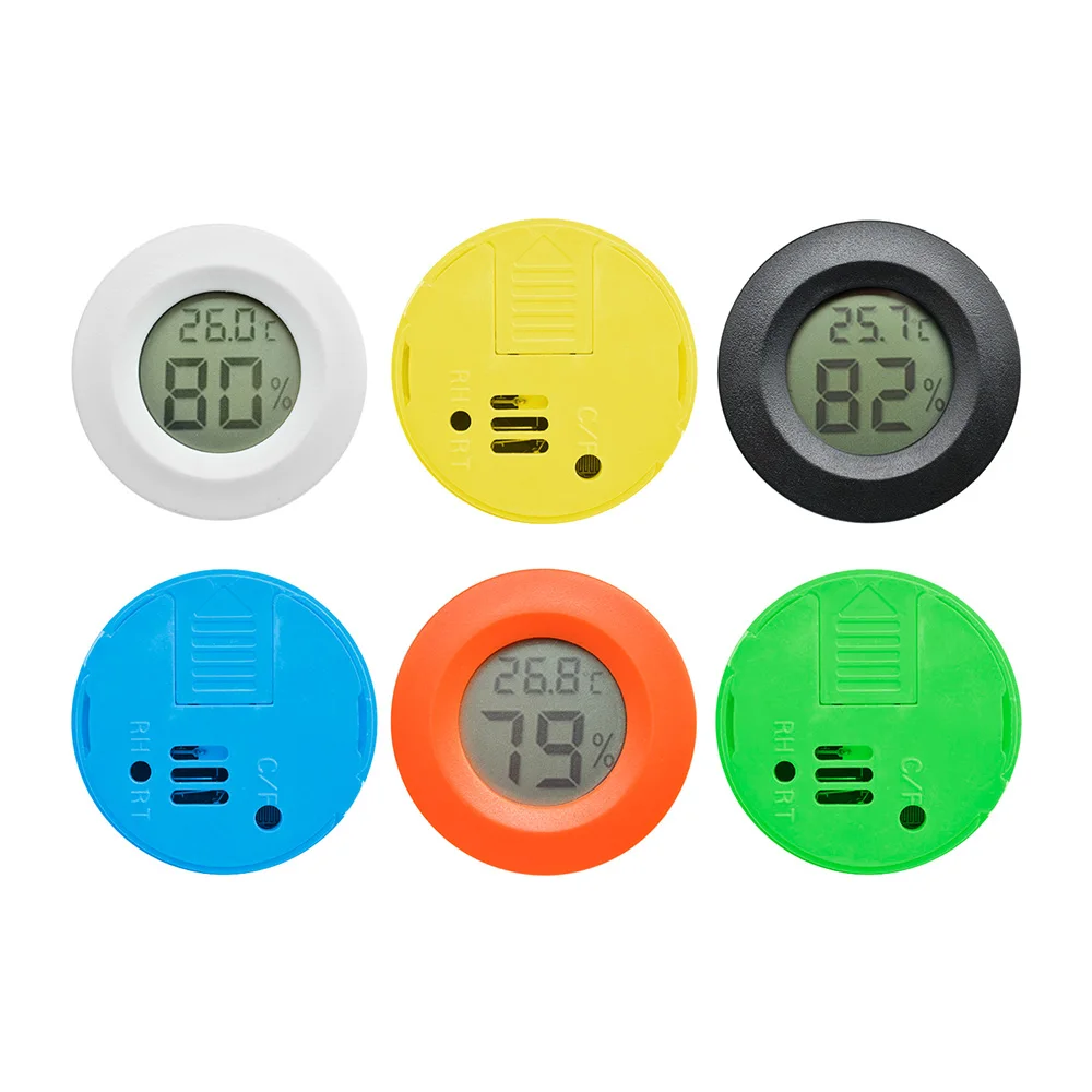 2 In1 Digital Thermometer Hygrometer Mini LCD Digital Temperature Humidity Meter Detector Thermograph Indoor Room Instrument