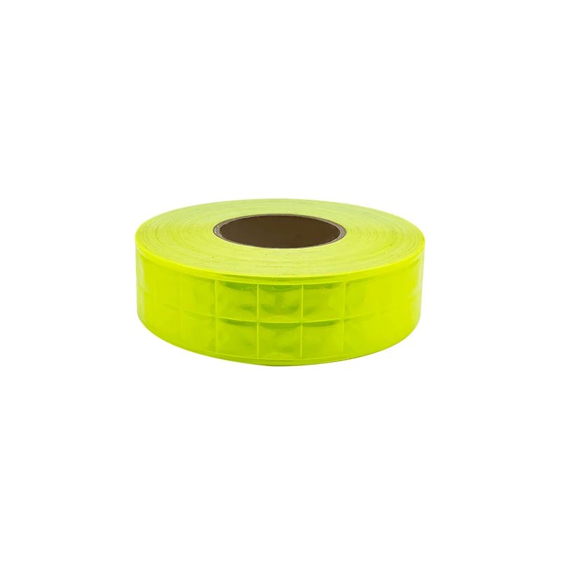 VOOFENG-Xadrez de Alta Visibilidade Reflective PVC Tape, Micro Reflective Warning Tape, Costura no Saco de Roupas, 5cm Largura