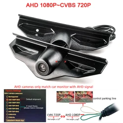 1920*1080P AHD 180deg fisheye car front brand camera for Subaru Forester 2013 2014 front grille positive view Camera 720P CVBS