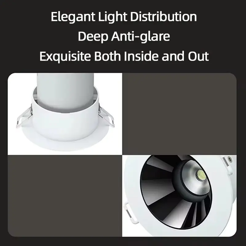 Xiaomi Mijia LED Spotlight Mesh Version Stepless Dimmable Recessed Indoor Led Ceiling Lamp Smart Home Light for Living Room