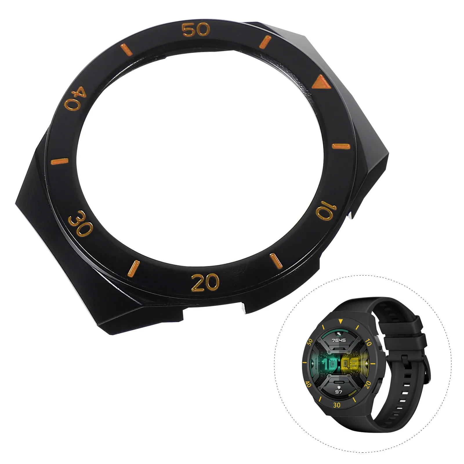 

Smartwatch Protective Case Shell for Gt2e Made of Premium Pc Material Light Strong Stylish Watch Protector Easy Fit