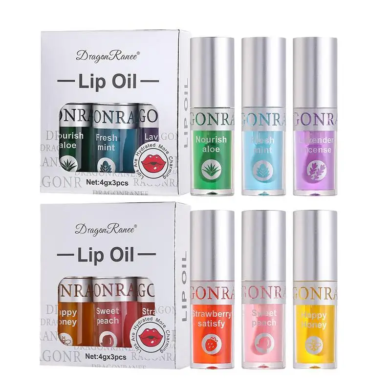 Nuovo Lip Oil idratante rimpolpante Lip Coat per rossetto Lipgloss colorato Lip Plumper siero labbra Glow Oil trattamenti labbra trucco