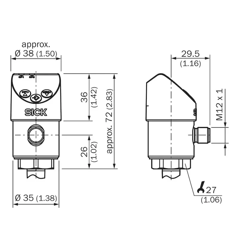 Hot-selling SICK PBS2-RB100SG2SS0LMA0Z 6073463 Gauge Pressure Sensors with Ba Unit and 0.5% Accuracy