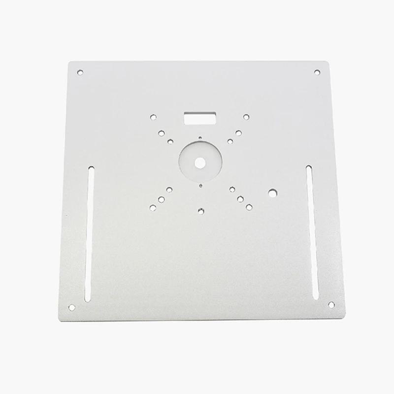 Aluminium Router Table Insert Plate Electric Wood Milling Flip Board With Miter Gauge Guide Set Table Saw Workbench-C Durable