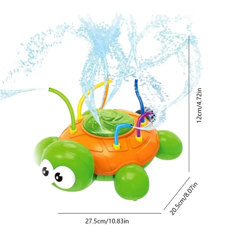 Irrigatore per bambini Raffreddamento Divertente Irrigatore da cortile Giocattoli d'acqua portatili all'aperto per ragazzi e ragazze Facile installazione Gioco estivo per saltare
