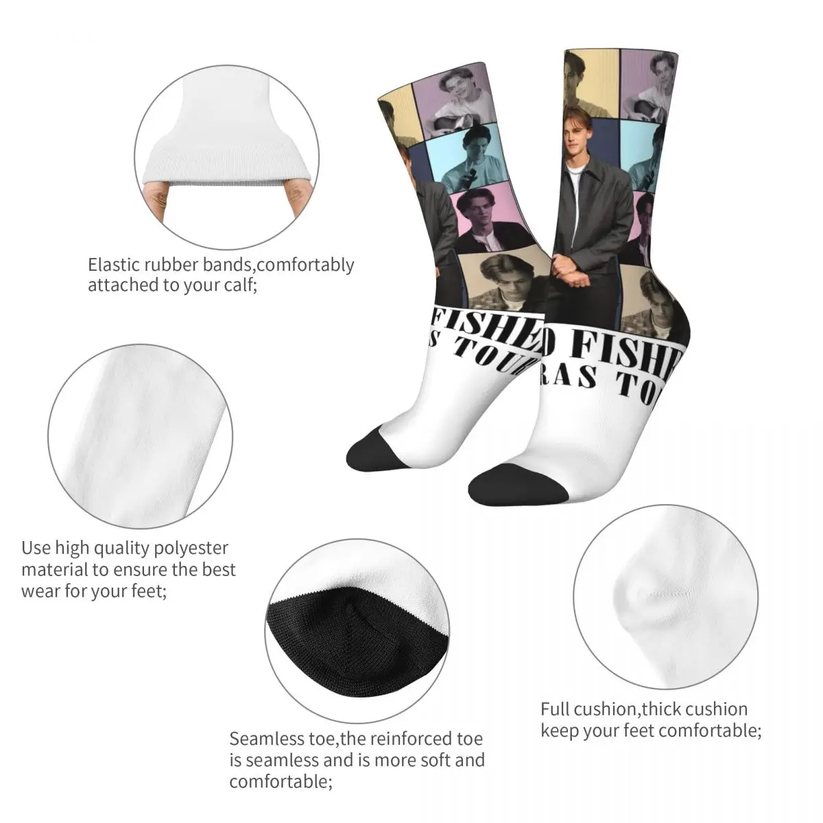 Harajuku Unisex Conrad Fisher The Eras Tour Design Socks Merchandise Soccer Socks Cute Wonderful Gifts